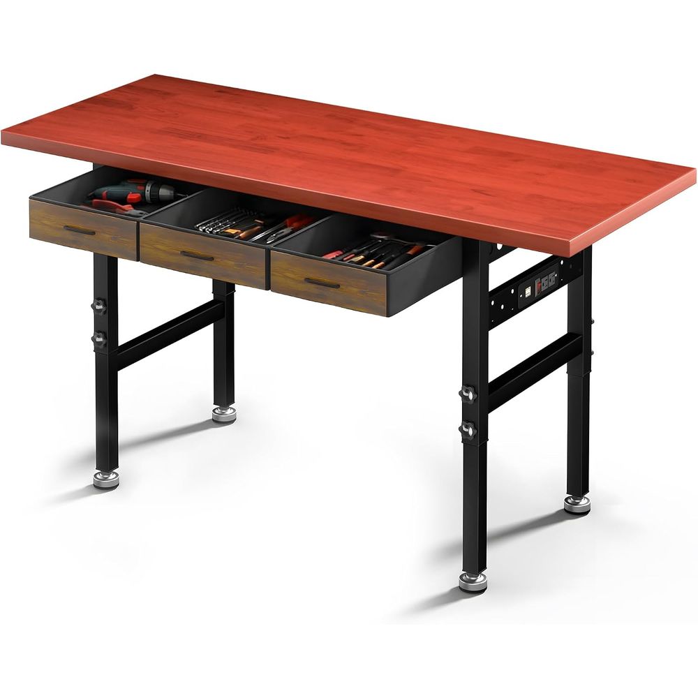 Woodworking Work Table - Banco da Lavoro Regolabile in Altezza
