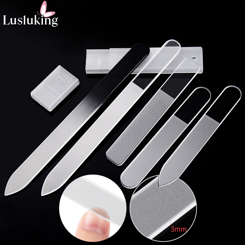 Woodworking File - Lima per unghie in vetro trasparente