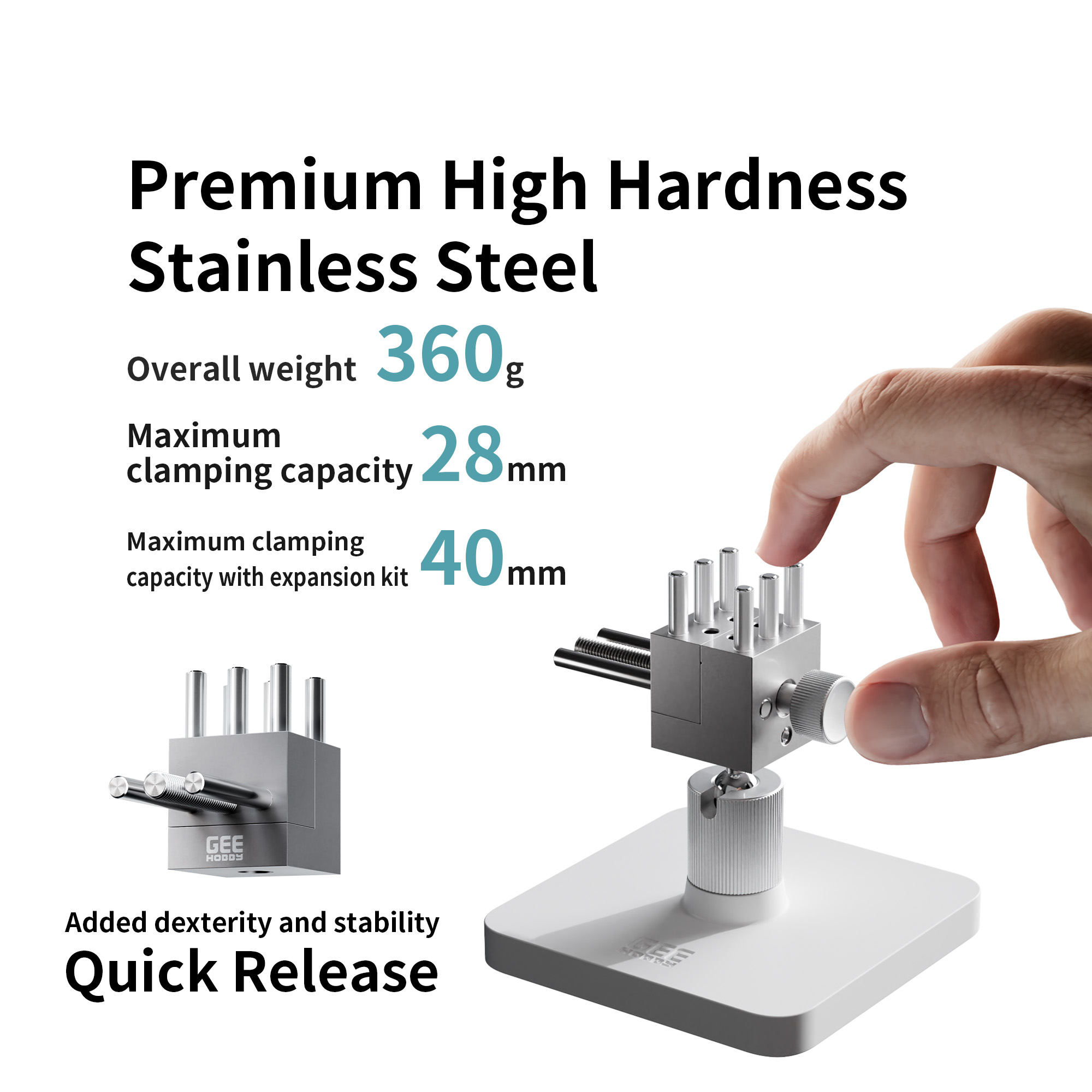 Woodworking Quick Release Vise - Morsa per Hobby Geehobby in Acciaio