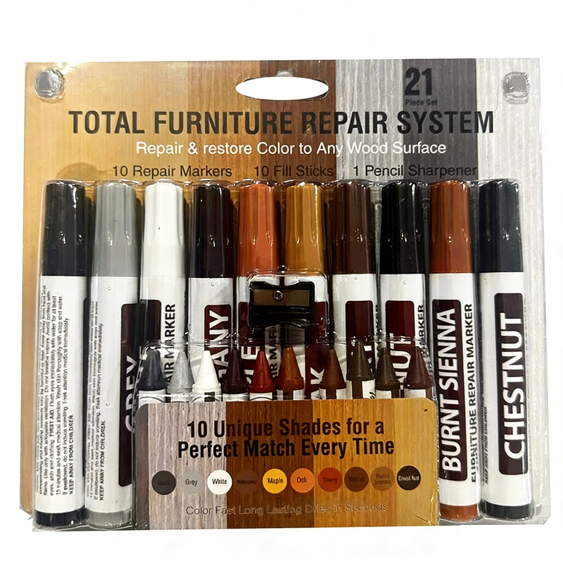 Cabinet Scraper Set - Kit di Riparazione per Mobili 6-12
