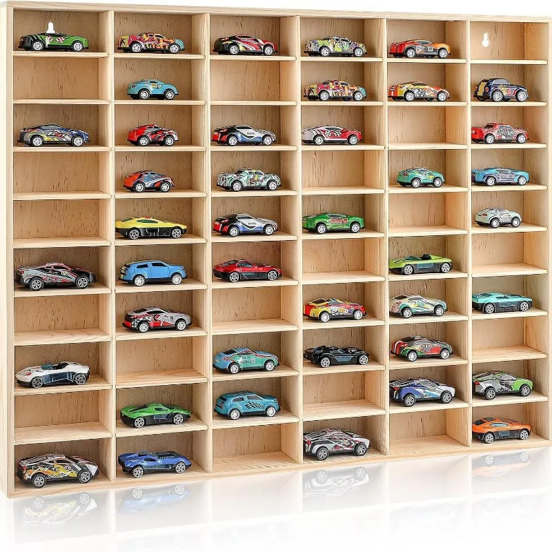 Woodworking Show - Espositore in Legno Multi-Griglia per Figure,