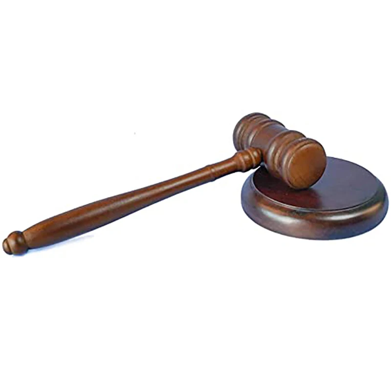 Woodworking Auctions - Martello del giudice in legno di