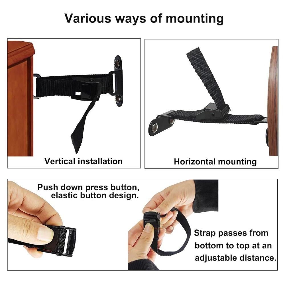 Cabinet Scraper Set - Ancoraggi per Mobili Antisismici di Facile