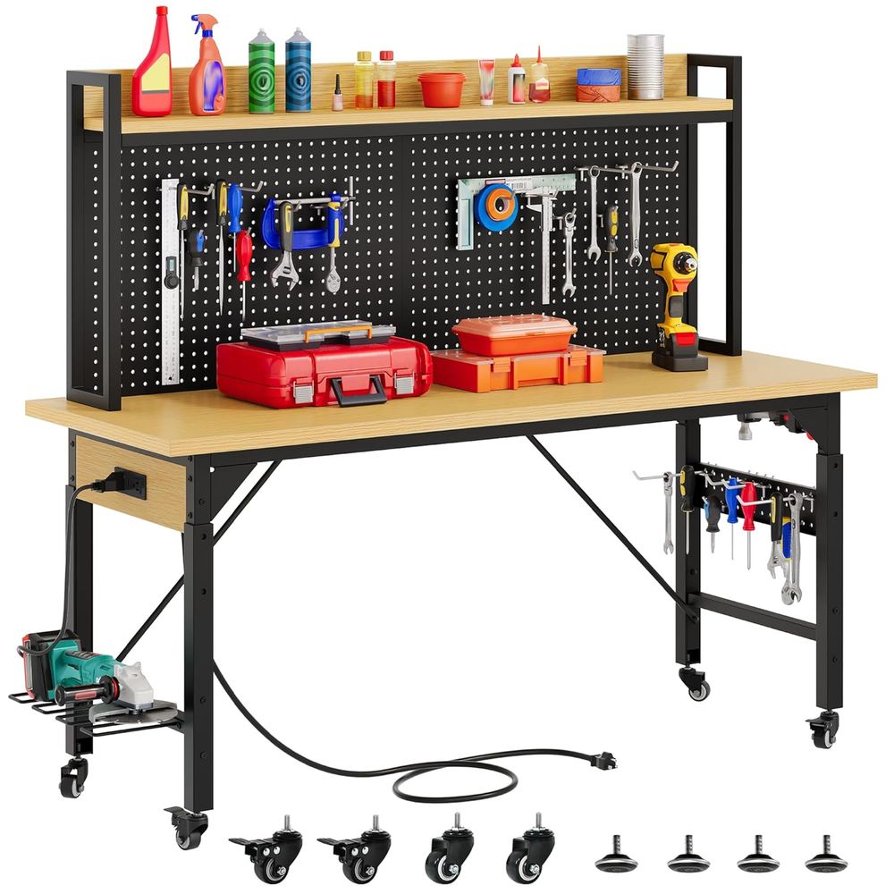 Woodworking Work Table - Banco da Lavoro Robusto da 60