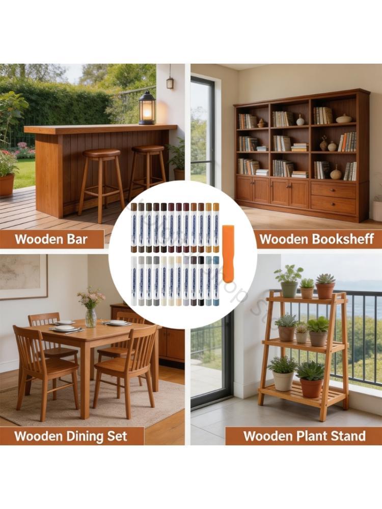 Cabinet Scraper Set - Set bastoncini cera per ritocchi tonalità