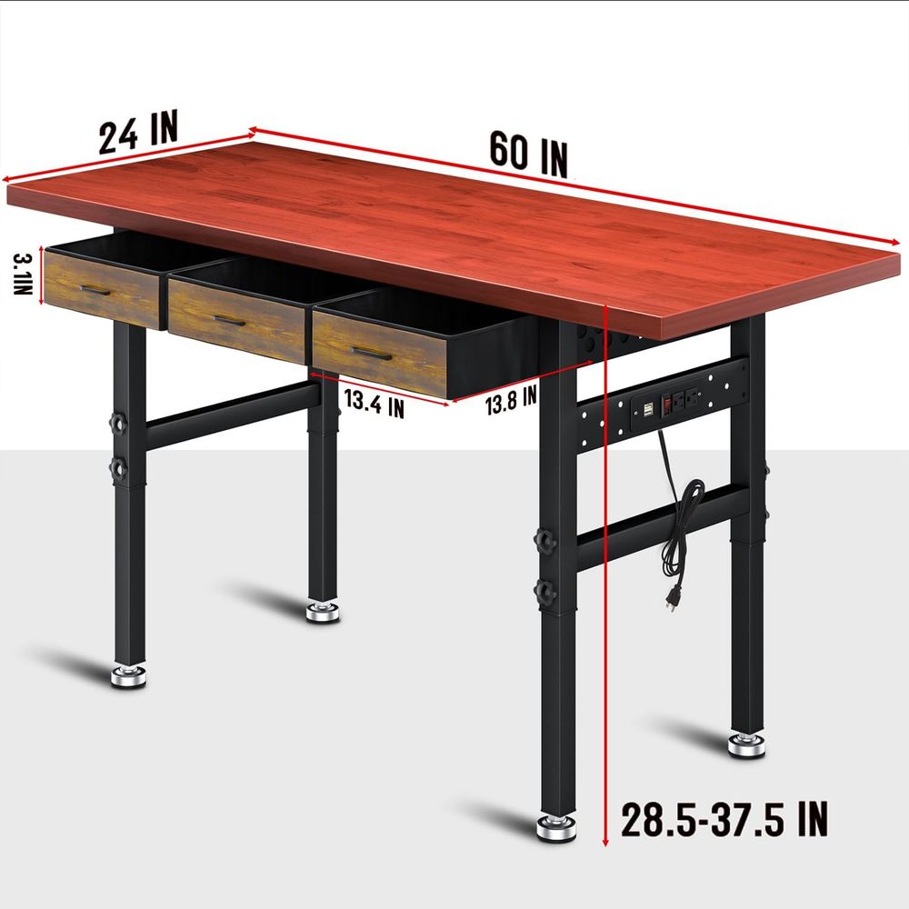 Banco da Lavoro Regolabile in  - Woodworking Work Table recensione e prezzo