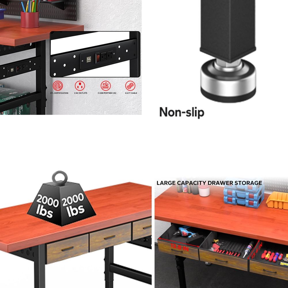Banco da Lavoro Regolabile in  - Woodworking Work Table recensione e prezzo