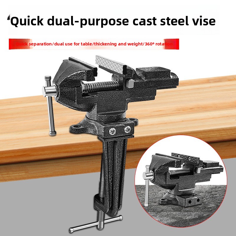 Morsa da banco in acciaio fuso - Woodworking Quick Release Vise recensione e prezzo