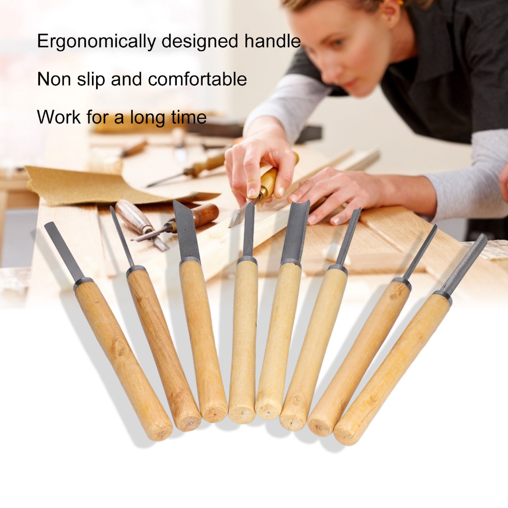 Set di 8 Scalpelli per Tornitu - Skew Chisel Wood recensione e prezzo