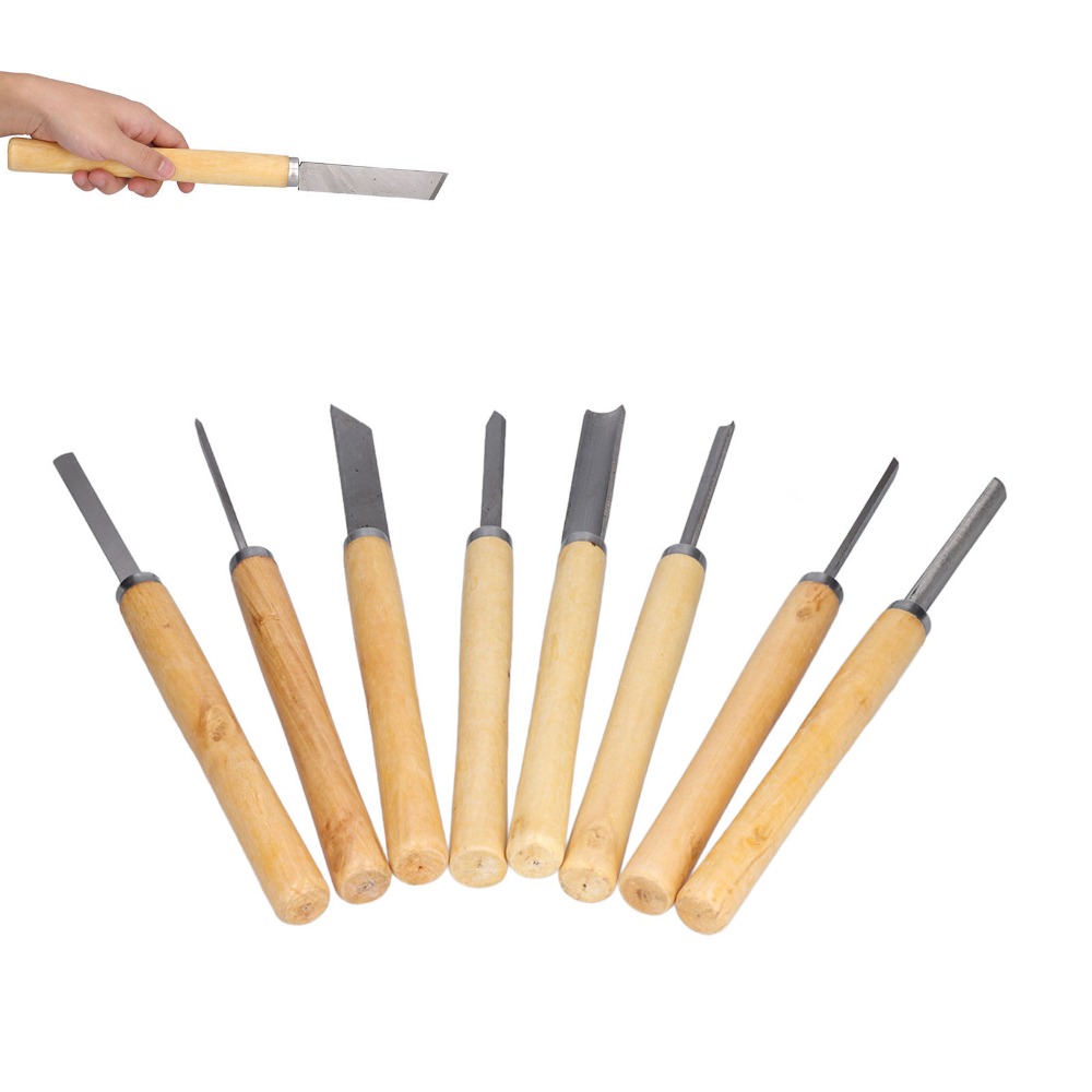 Set di 8 Scalpelli per Tornitu - Skew Chisel Wood recensione e prezzo