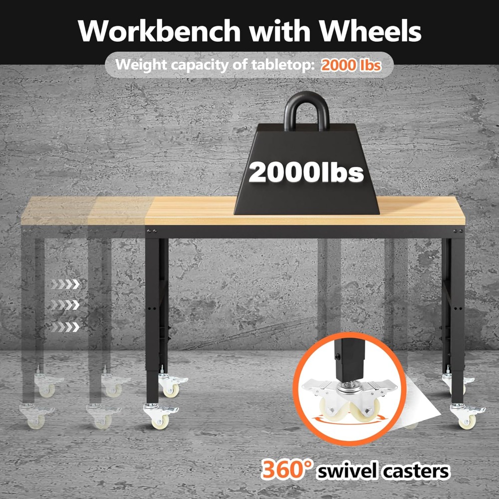 Banco da lavoro regolabile, ba - Woodworking Work Table recensione e prezzo