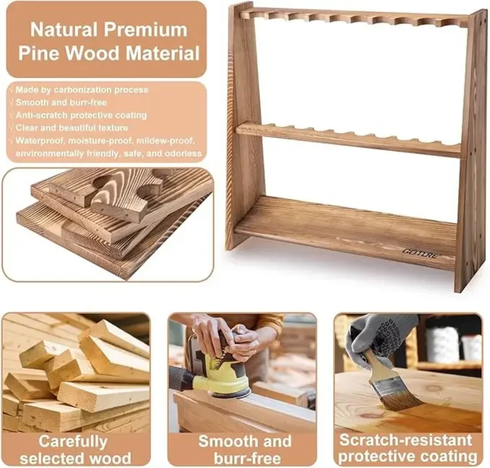 Goture Portacanne da Pesca in  - Woodworking Show recensione e prezzo
