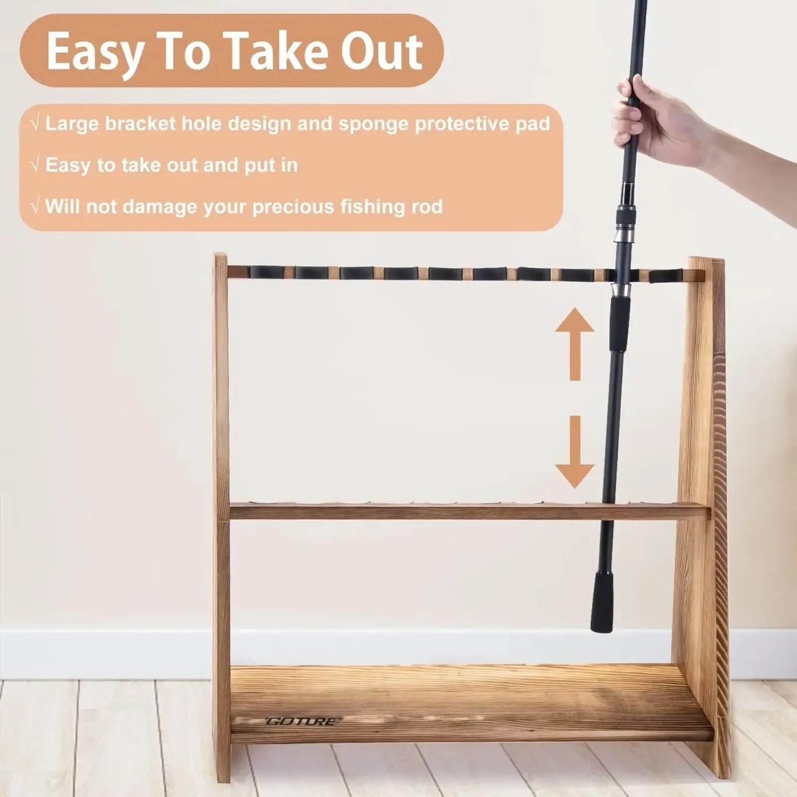 Goture Portacanne da Pesca in  - Woodworking Show recensione e prezzo