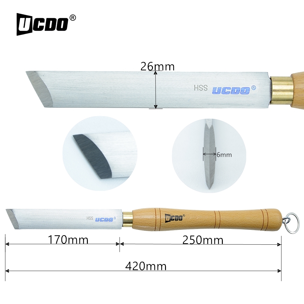 UCDO HSS 26mm Tornitura del le - Skew Chisel Wood recensione e prezzo