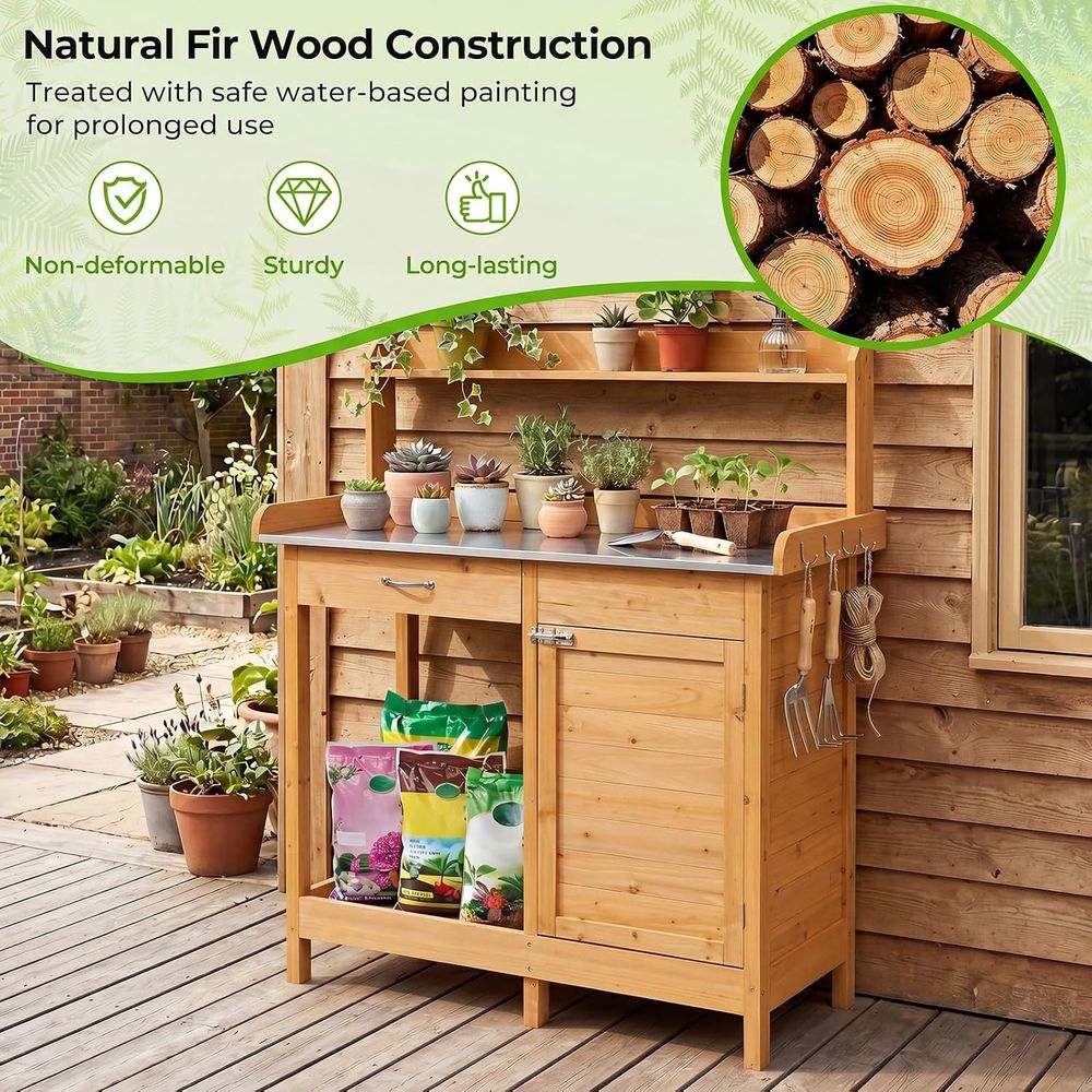 Tavolo da Giardinaggio in Legn - Woodworking Work Table recensione e prezzo