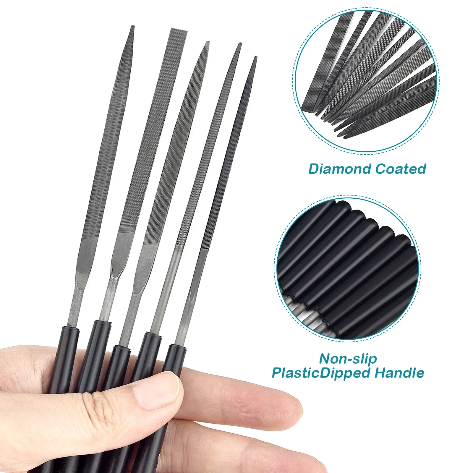 3/5/10pcs Set di lime ad ago K - Woodworking File recensione e prezzo