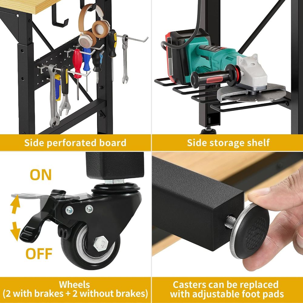 Banco da Lavoro Robusto da 60  - Woodworking Work Table recensione e prezzo