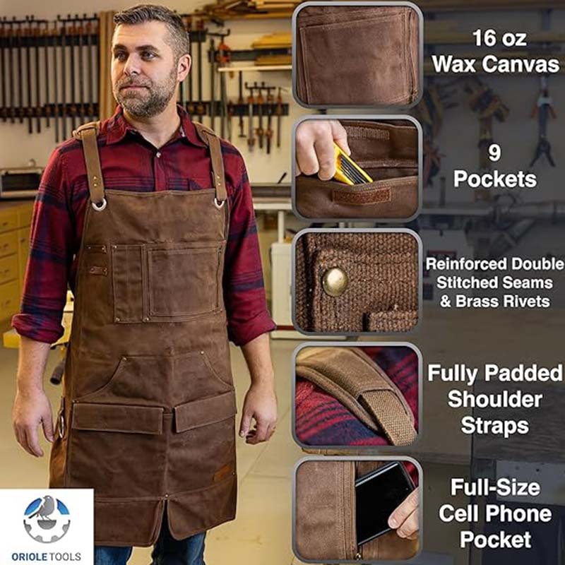 Grembiule da lavoro in tela ce - Woodworking Tool Stores recensione e prezzo